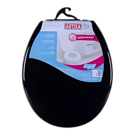 ASSENTO ASTRA ALMOFADADO OVAL PRETO TPK/AS PR1