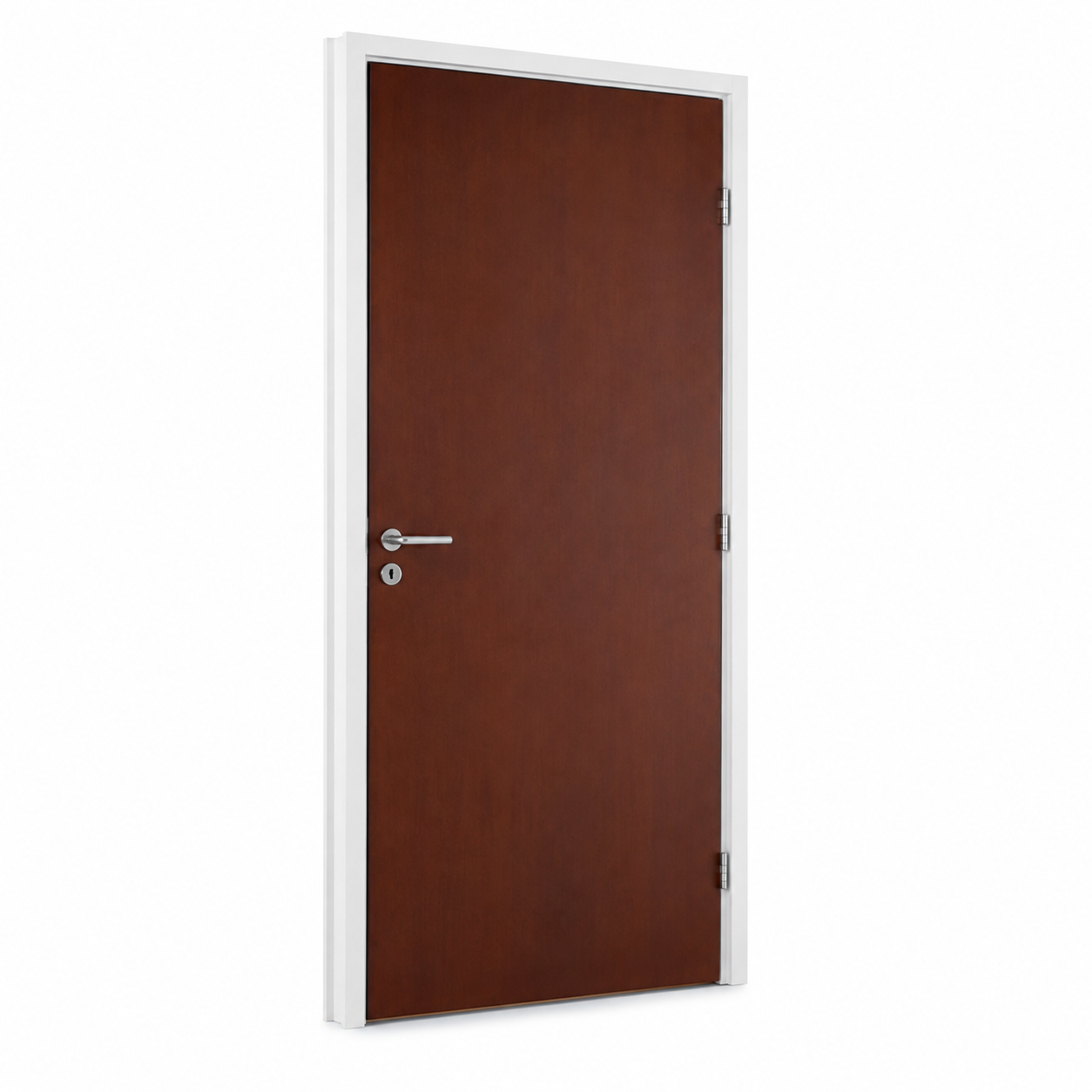 PORTA MOGNO COM PORTAL DE AÇO 215X85CM